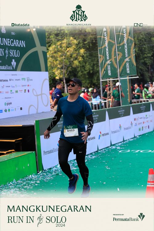 Race photo from Mangkunegaran Run 2024