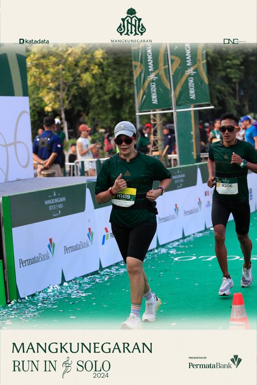 Race photo from Mangkunegaran Run 2024