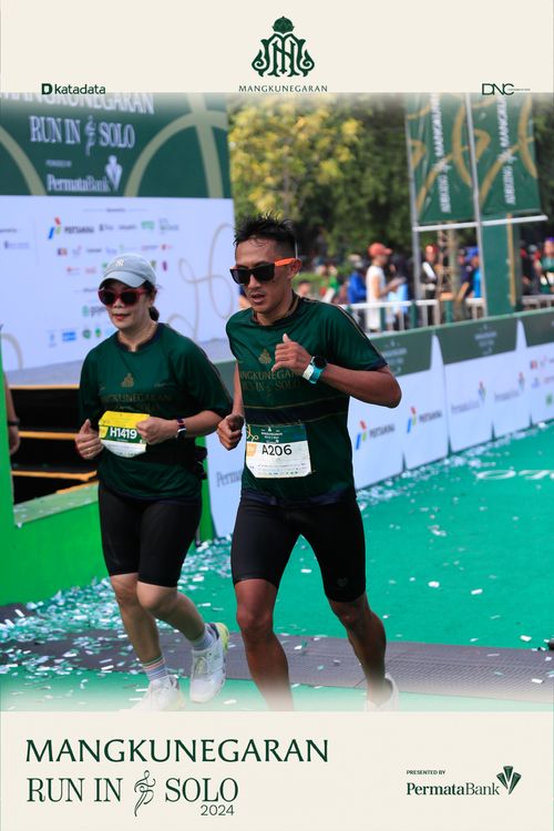 Race photo from Mangkunegaran Run 2024