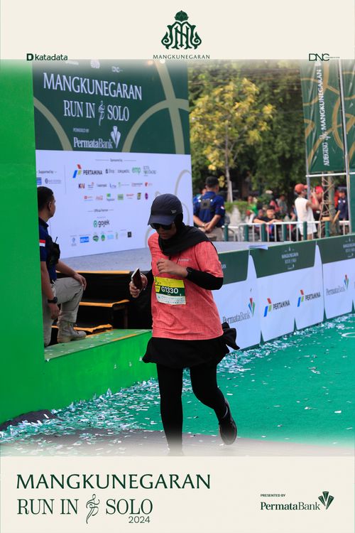 Race photo from Mangkunegaran Run 2024