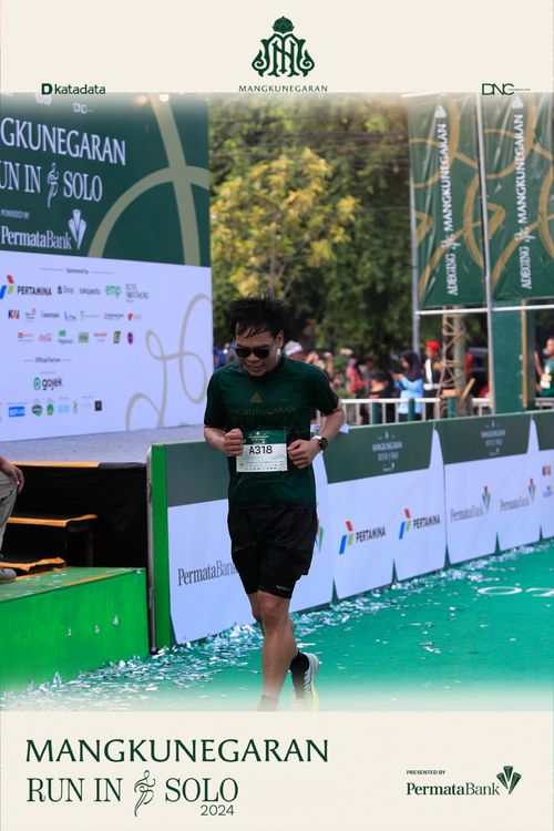Race photo from Mangkunegaran Run 2024