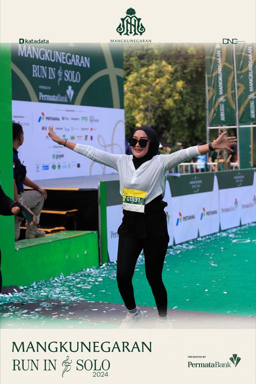 Race photo from Mangkunegaran Run 2024