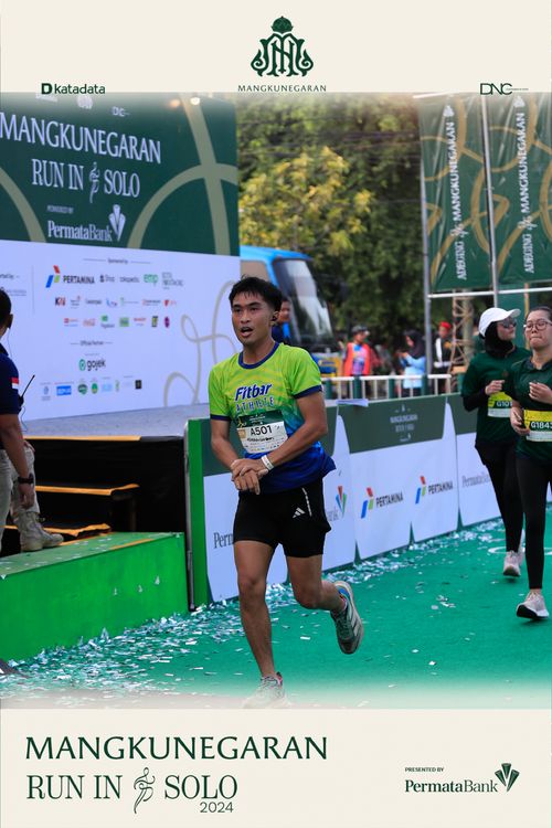 Race photo from Mangkunegaran Run 2024
