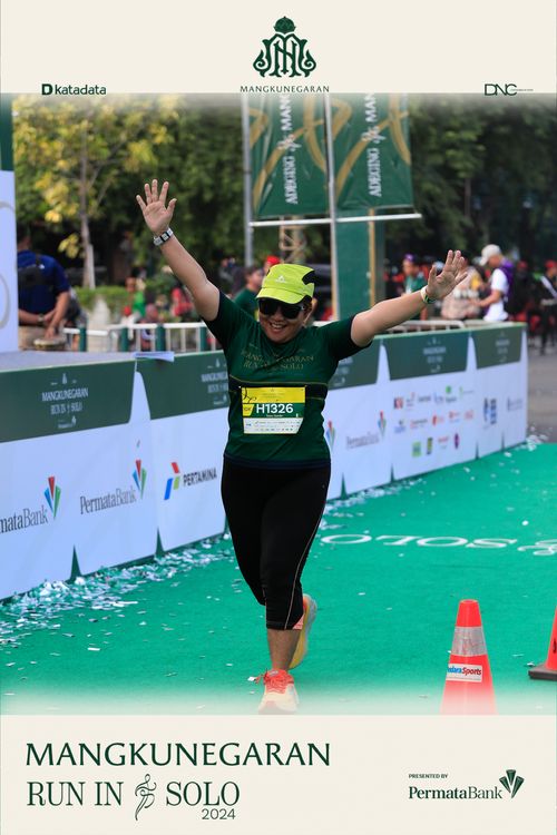 Race photo from Mangkunegaran Run 2024