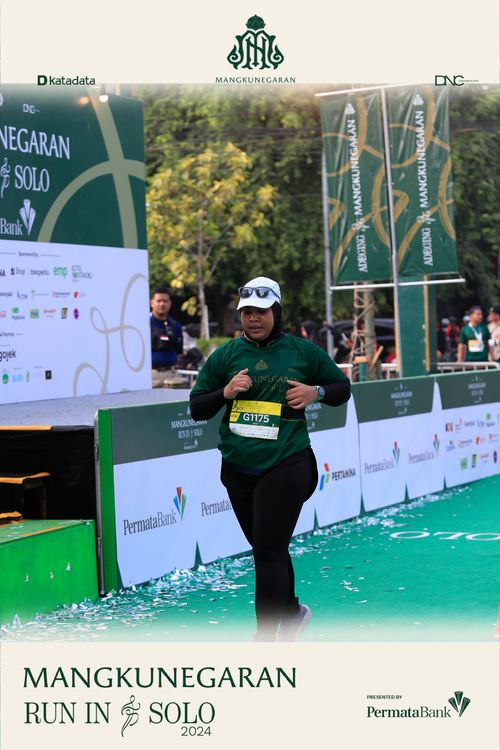 Race photo from Mangkunegaran Run 2024