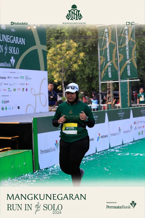 Race photo from Mangkunegaran Run 2024