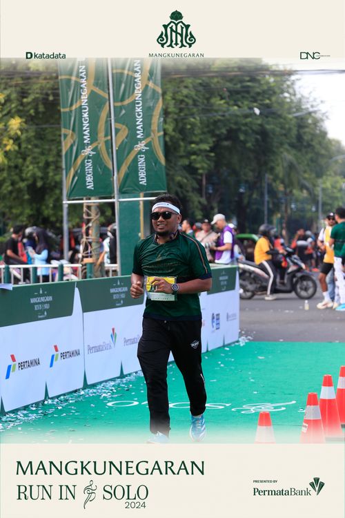 Race photo from Mangkunegaran Run 2024