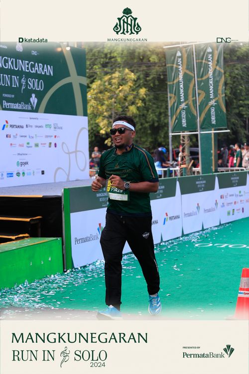 Race photo from Mangkunegaran Run 2024