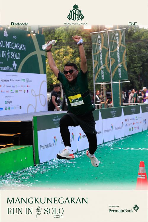 Race photo from Mangkunegaran Run 2024