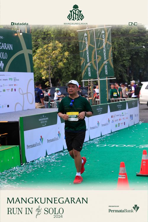 Race photo from Mangkunegaran Run 2024