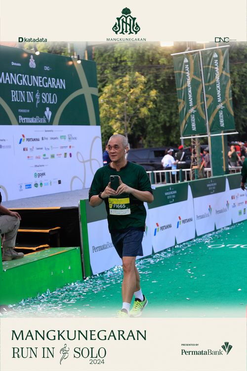 Race photo from Mangkunegaran Run 2024