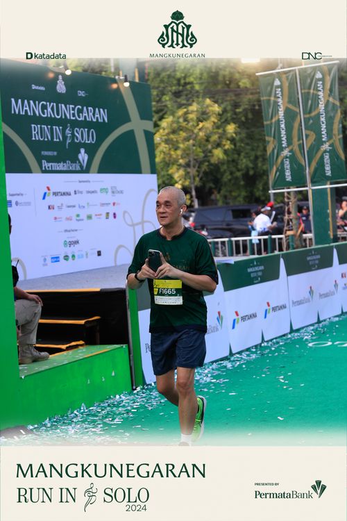 Race photo from Mangkunegaran Run 2024