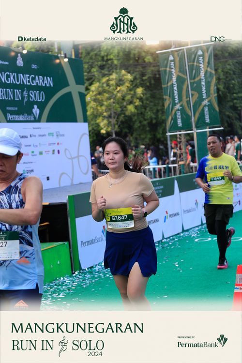 Race photo from Mangkunegaran Run 2024