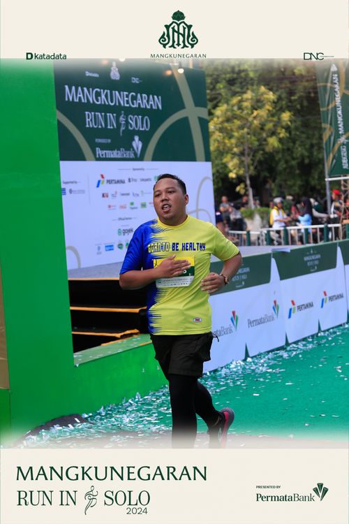Race photo from Mangkunegaran Run 2024