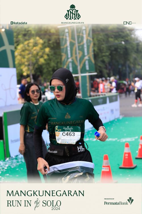 Race photo from Mangkunegaran Run 2024