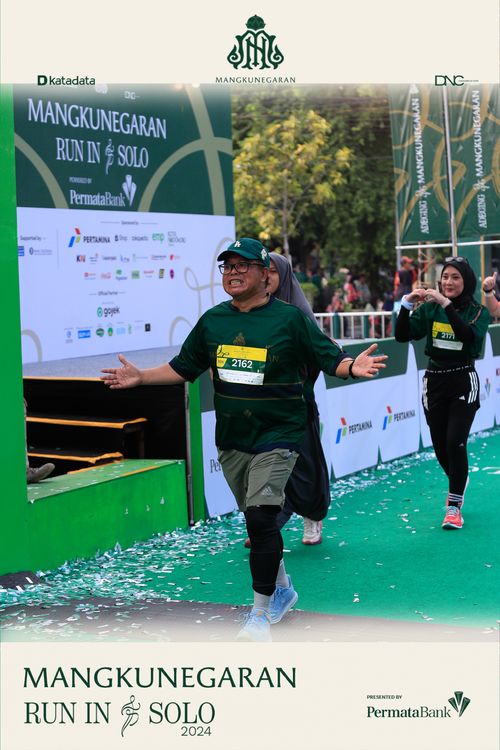 Race photo from Mangkunegaran Run 2024