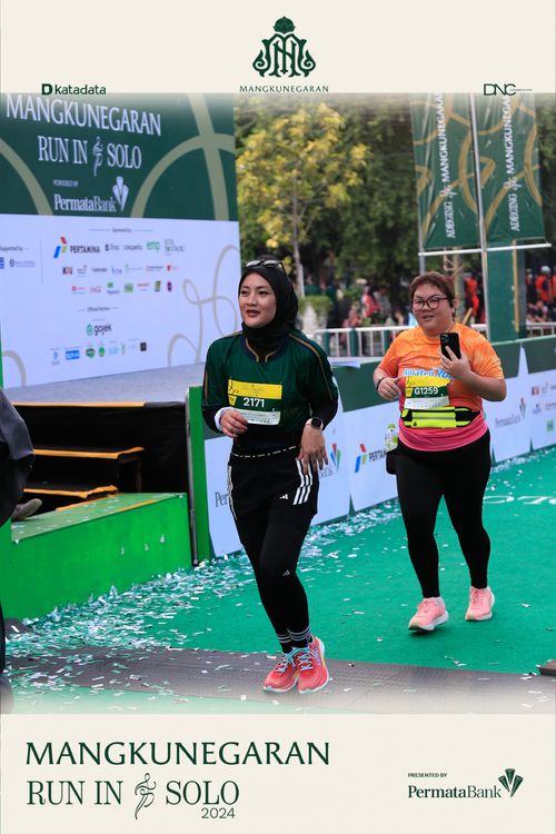 Race photo from Mangkunegaran Run 2024