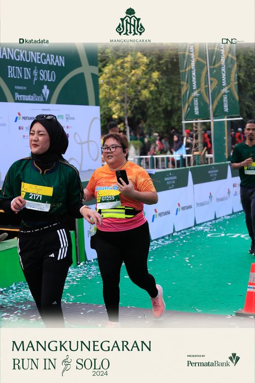 Race photo from Mangkunegaran Run 2024