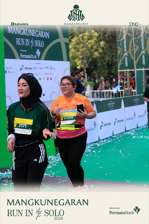Race photo from Mangkunegaran Run 2024