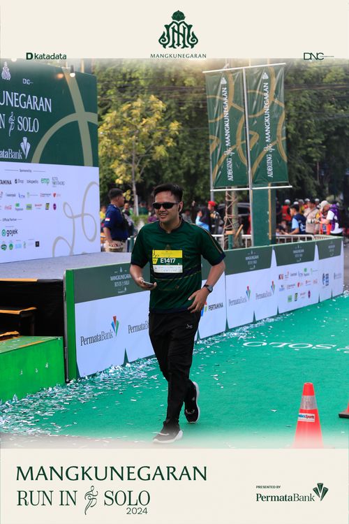 Race photo from Mangkunegaran Run 2024