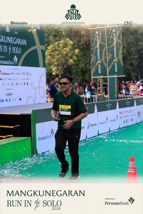 Race photo from Mangkunegaran Run 2024