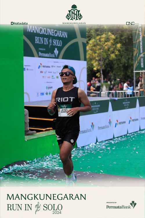 Race photo from Mangkunegaran Run 2024
