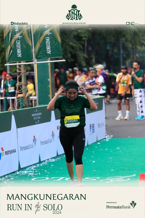 Race photo from Mangkunegaran Run 2024