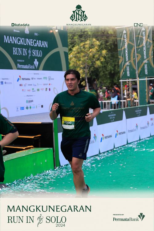 Race photo from Mangkunegaran Run 2024