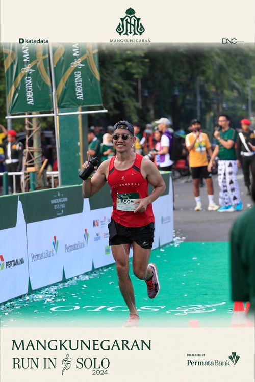 Race photo from Mangkunegaran Run 2024