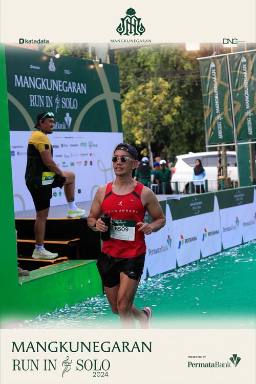 Race photo from Mangkunegaran Run 2024