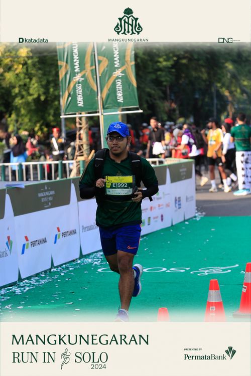 Race photo from Mangkunegaran Run 2024