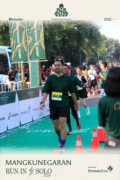 Race photo from Mangkunegaran Run 2024