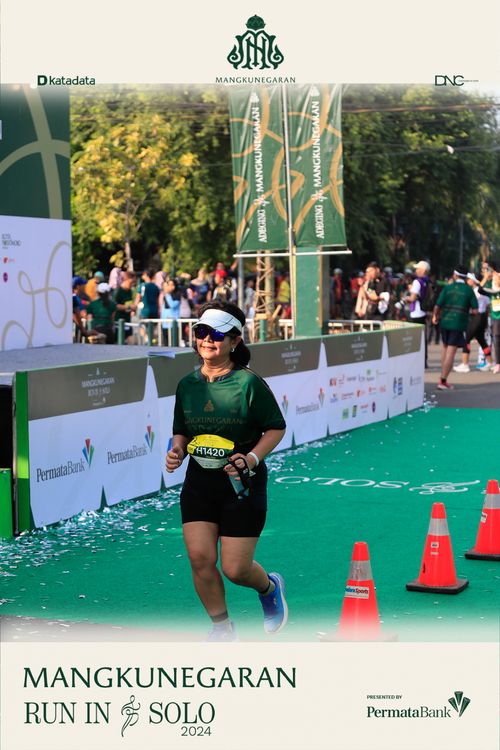 Race photo from Mangkunegaran Run 2024