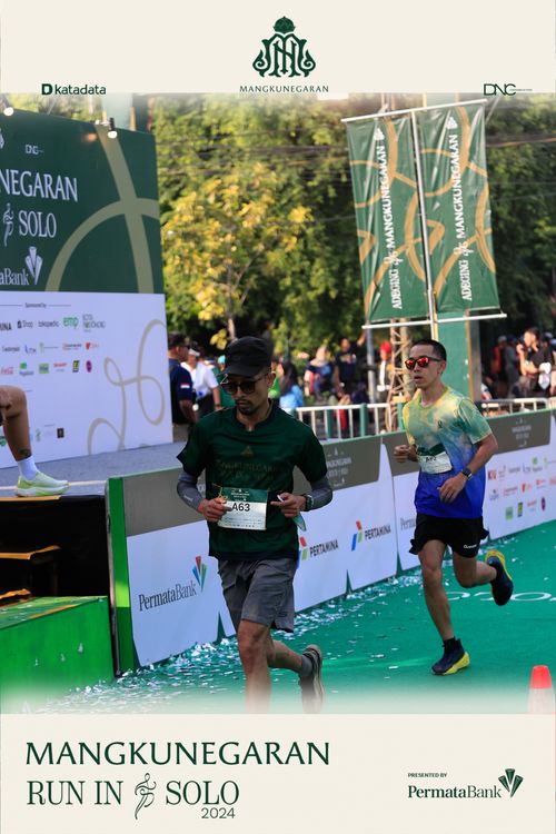 Race photo from Mangkunegaran Run 2024