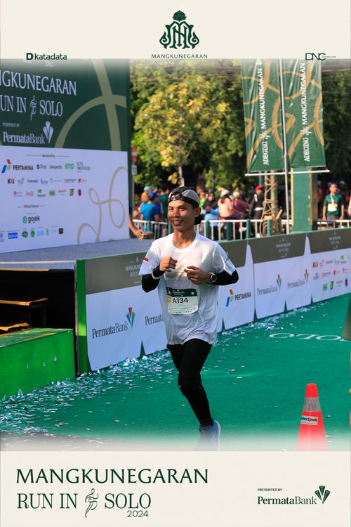 Race photo from Mangkunegaran Run 2024