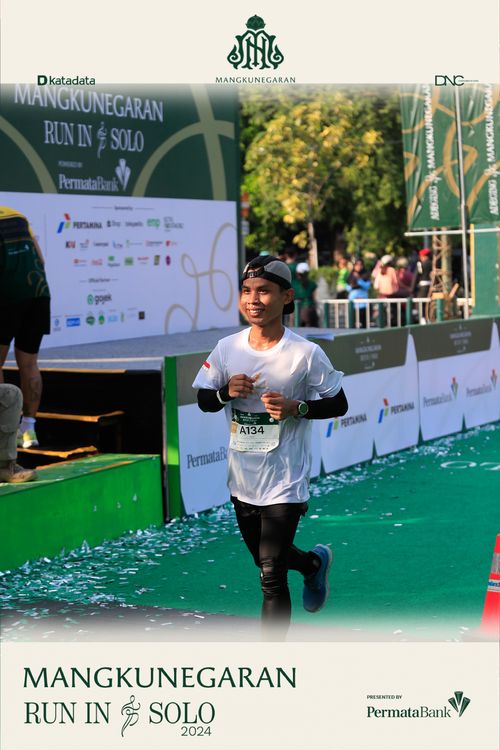 Race photo from Mangkunegaran Run 2024