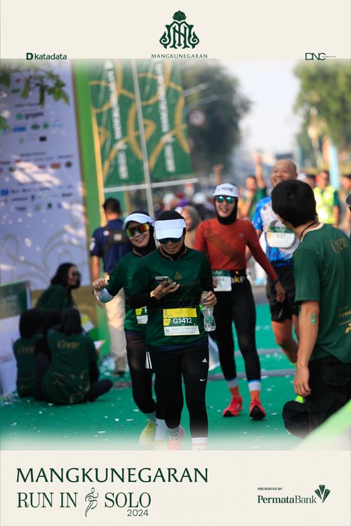 Race photo from Mangkunegaran Run 2024