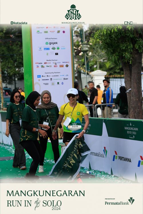 Race photo from Mangkunegaran Run 2024
