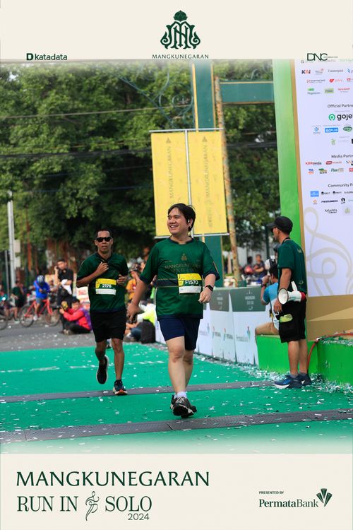 Race photo from Mangkunegaran Run 2024