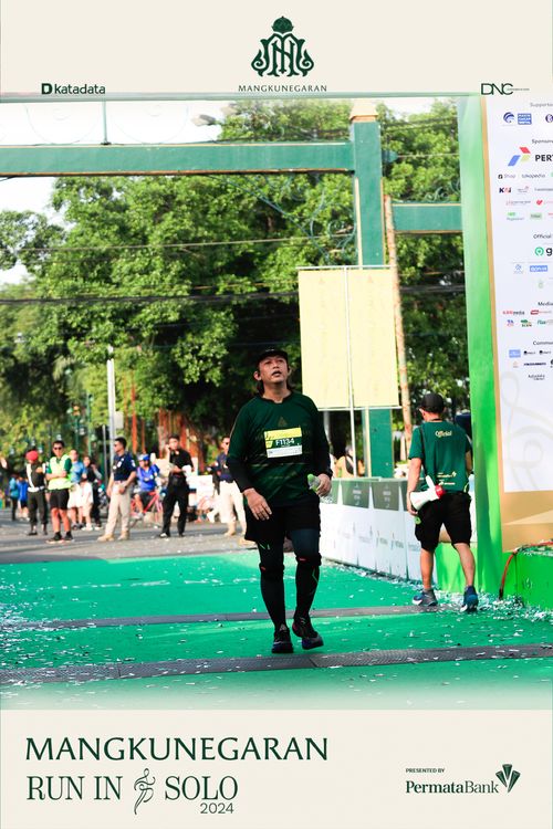 Race photo from Mangkunegaran Run 2024