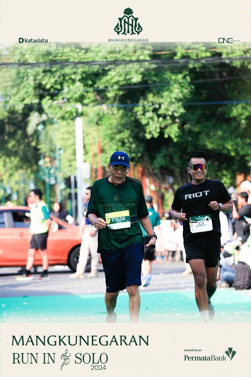 Race photo from Mangkunegaran Run 2024
