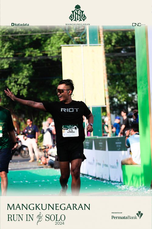 Race photo from Mangkunegaran Run 2024