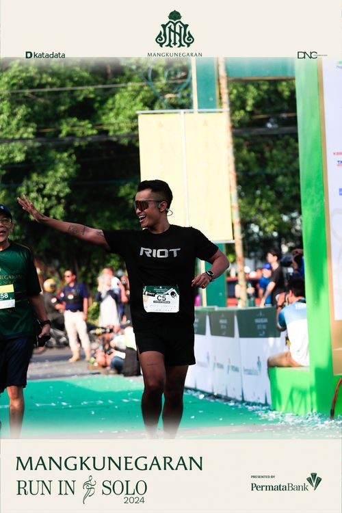 Race photo from Mangkunegaran Run 2024