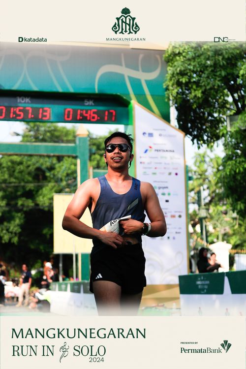 Race photo from Mangkunegaran Run 2024