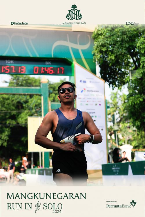 Race photo from Mangkunegaran Run 2024