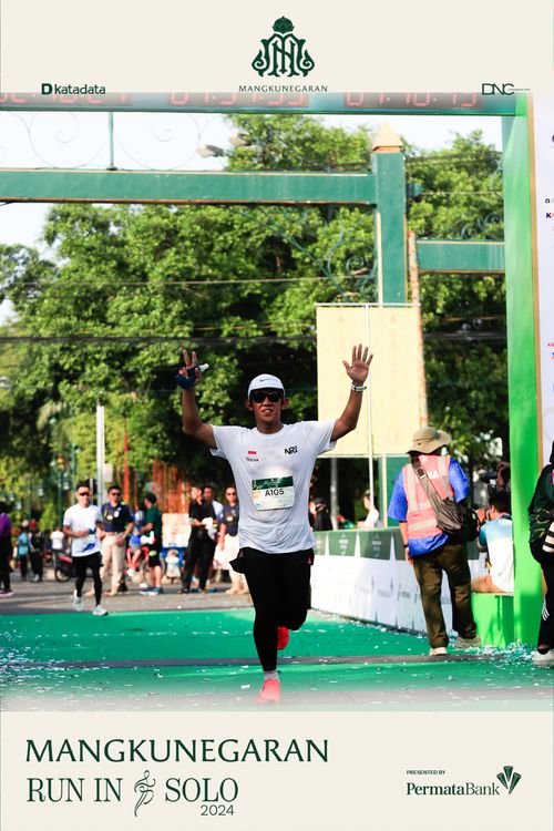 Race photo from Mangkunegaran Run 2024