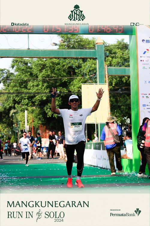Race photo from Mangkunegaran Run 2024