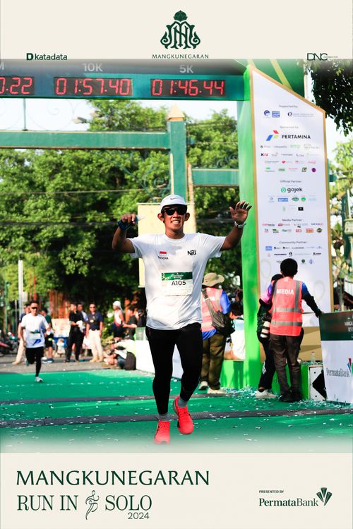 Race photo from Mangkunegaran Run 2024
