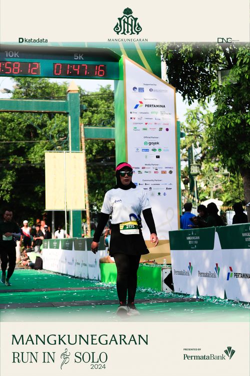 Race photo from Mangkunegaran Run 2024