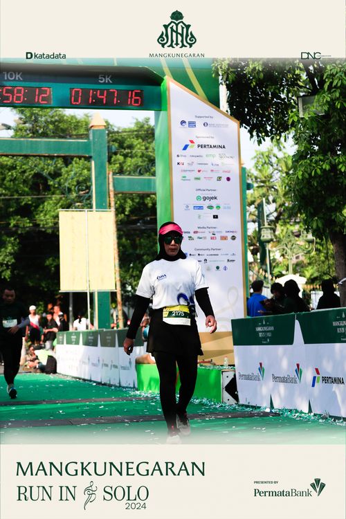 Race photo from Mangkunegaran Run 2024